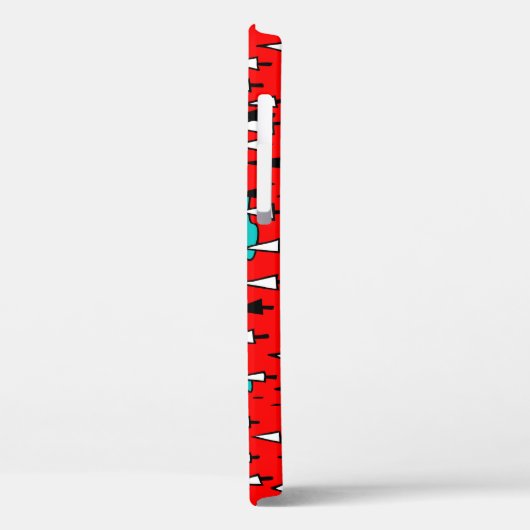 Vrijhandige bomen: Scandinavisch kerstpatroon. Case-Mate iPhone Case (Achterkant / Links)