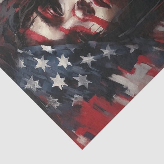 Vrijheid10 Tissuepapier (Detail)