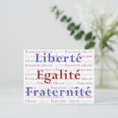 Vrijheid 14 Juillet Briefkaarten (Staand voorkant)