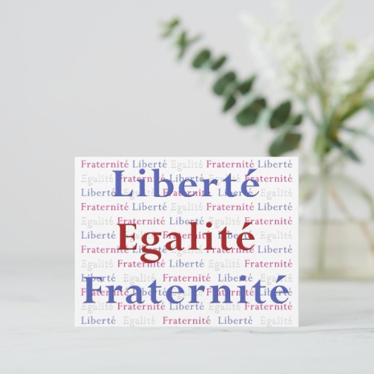 Vrijheid 14 Juillet Briefkaarten (Staand voorkant)