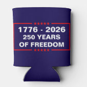 Vrijheid 1776-2026 blikjeskoeler (Achterkant)