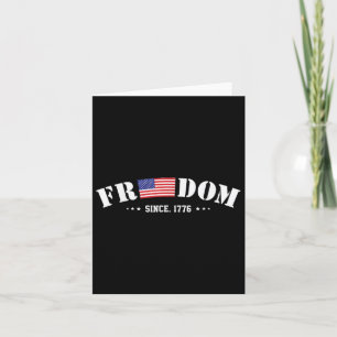 Vrijheid 1776 Amerikaanse vlag 4 juli Kaart