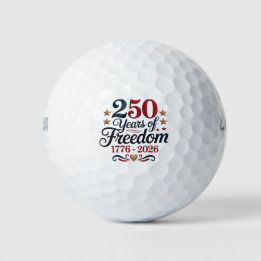 Vrijheid 250-jarig bestaan Amerika Golfballen