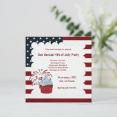 Vrijheid 4 juli kaart (Staand voorkant)