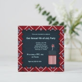 Vrijheid 4 juli kaart (Staand voorkant)