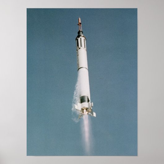 Vrijheid 7 (Kwik Redstone 3) Lancering Poster (Voorkant)