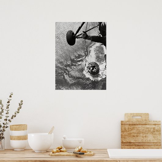 Vrijheid 7 Splashdown & Recovery Poster (Keuken)