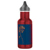 Vrijheid abstract Roos Waterfles (Links)