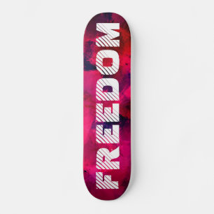 Vrijheid - Abstracte skateboard
