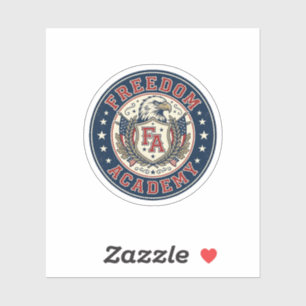 Vrijheid Academie Patriottische Patriottische Univ Sticker