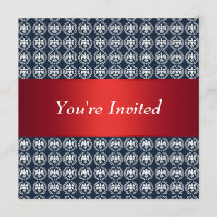 Vrijheid Adelaar Patriottisch Rood Wit Blauw Kaart