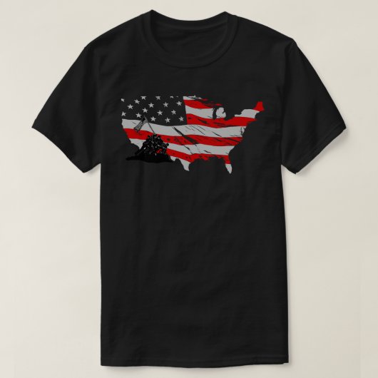 Vrijheid Amerika T-shirt (Design voorkant)