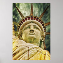 Vrijheid Amerikaanse kleurenfoto-Poster