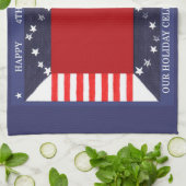 Vrijheid Amerikaanse MoJo Kitchen Towel van 4 juli Theedoek (Gevouwen)