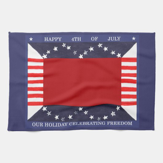 Vrijheid Amerikaanse MoJo Kitchen Towel van 4 juli Theedoek (Horizontaal)