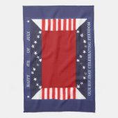 Vrijheid Amerikaanse MoJo Kitchen Towel van 4 juli Theedoek (Verticaal)