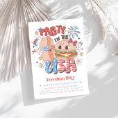 Vrijheid BBQ 4 juli Feest Kaart