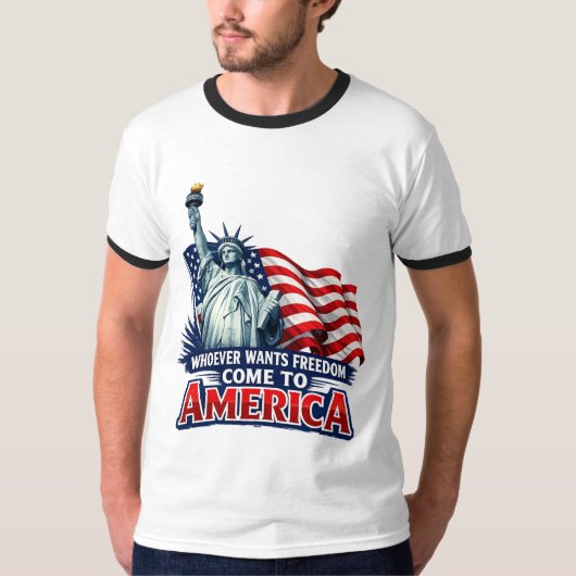 Vrijheid Begint Hier T-shirt (Voorkant)