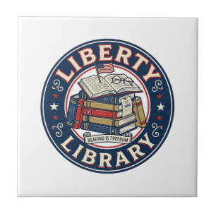 Vrijheid Bibliotheek Patriottische Patriottische B Tegeltje