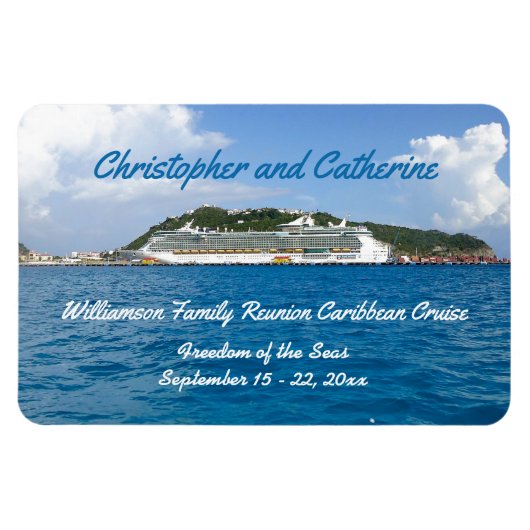 Vrijheid bij Sint Maarten Stateroom Deurmarkering Magneet (Horizontaal)