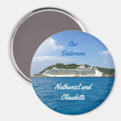 Vrijheid bij Sint Maarten Stateroom Deurmarkering Magneet (Voorkant / Achterkant)