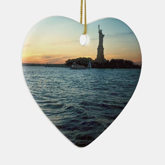 Vrijheid bij zonsonderdag keramisch ornament (Rechts)