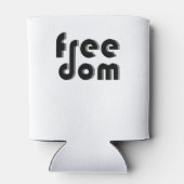 vrijheid blikjeskoeler (Achterkant)