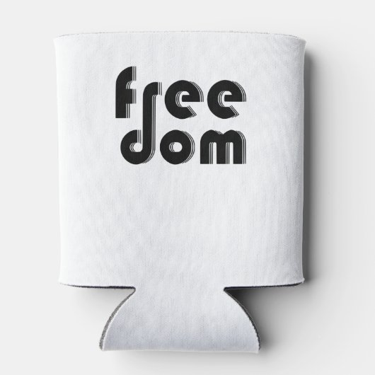 vrijheid blikjeskoeler (Achterkant)