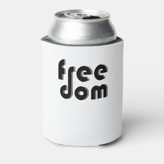 vrijheid blikjeskoeler (Blikje Achterkant)