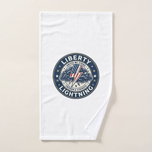 Vrijheid Bliksem Patriottisch Patriottische Storm Handdoek (Handdoek)