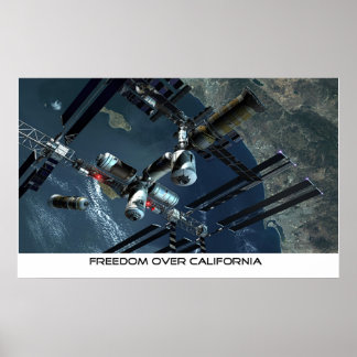 Vrijheid boven Californië Poster