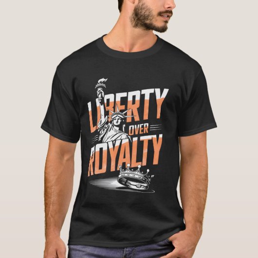 Vrijheid Boven Royalty T-shirt (Voorkant)