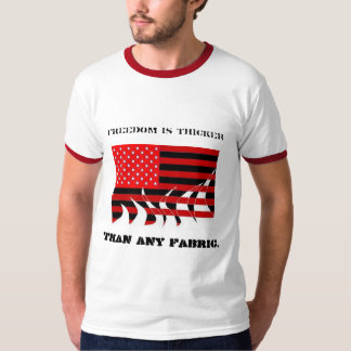 Vrijheid brandt door elke vlag. [07316687] t-shirt