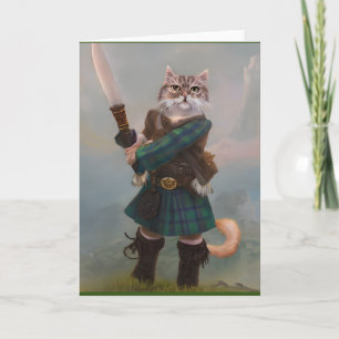 Vrijheid! Bravehart Scottish Cat Scotland Kaart