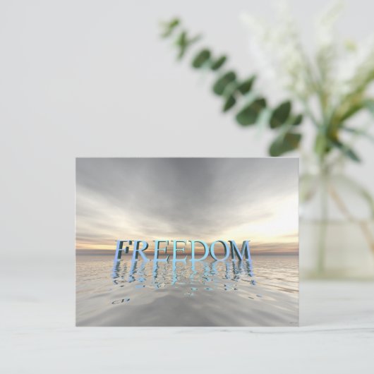 Vrijheid Briefkaart (Staand voorkant)