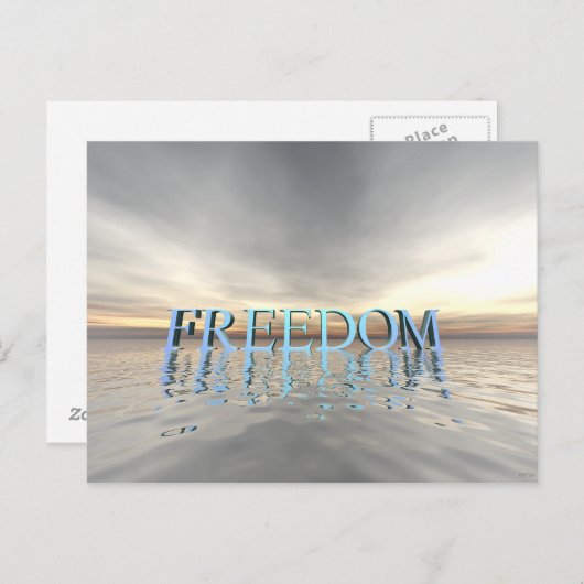Vrijheid Briefkaart (Voorkant / Achterkant)