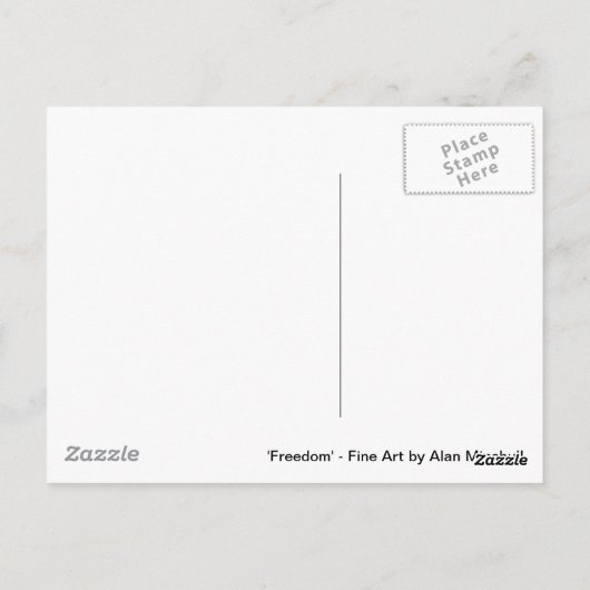 Vrijheid Briefkaart (Achterkant)