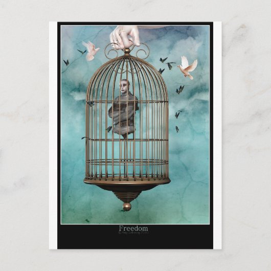 Vrijheid Briefkaart (Voorkant)