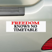VRIJHEID BUMPERSTICKER (Op auto)