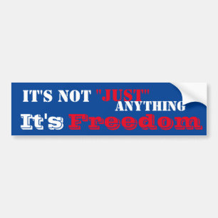 Vrijheid bumpersticker