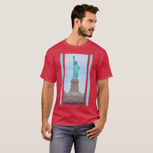 Vrijheid de Wereld Verlichtend Lazarus Gedicht T-shirt