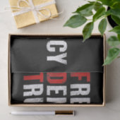Vrijheid Democratie Waarheid Tissuepapier (Geschenk)