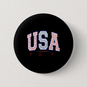 Vrijheid Democratie Waarheid VS Anti-trump 4 Juli Ronde Button 5,7 Cm