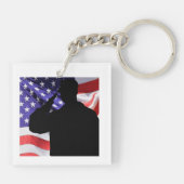 Vrijheid door offers sleutelhanger (Achterkant)