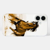 Vrijheid - Draaiend paard Tough iPhone 6 Hoesje (Achterkant (horizontaal))