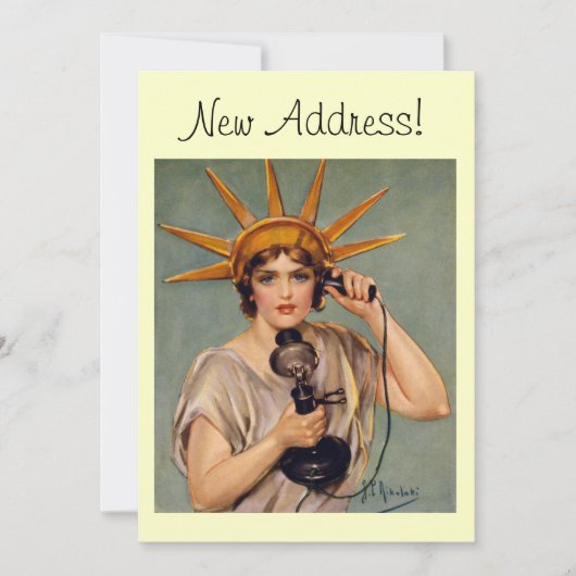  vrijheid Een nieuwe thuisaankondigingskaart belle Aankondiging (Voorkant)