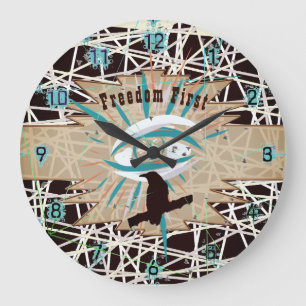 Vrijheid Eerste moderne wilde bruine raven  Grote Klok