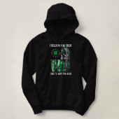 Vrijheid en bier dat waarom ik hier ben Pistool Lo Hoodie (Design voorkant)
