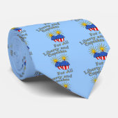 Vrijheid en cupcakes voor alle producten stropdas (Opgerold)