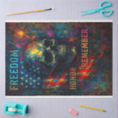 Vrijheid en eer in Neon Decoupage Papier – Vet (Craft)